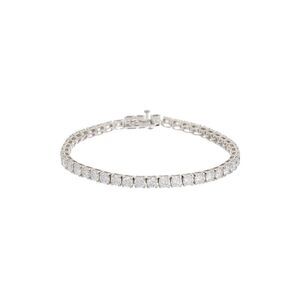 14K 8.00 Ct. Tw. Lab-Grown Diamond Tennis Bracelet, White